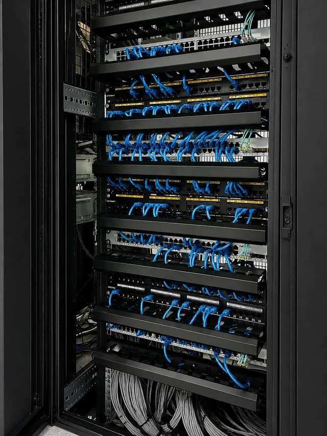 Structured cabling work for a confidential BPO office in Sri Lanka